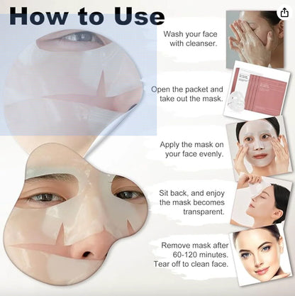 Bio Collagen Mask – Skin Reset for Instant Glass Skin | Anti-Ageing, Hydration Power, Firm & Glow Boost (PACK OF 2 UNITS)