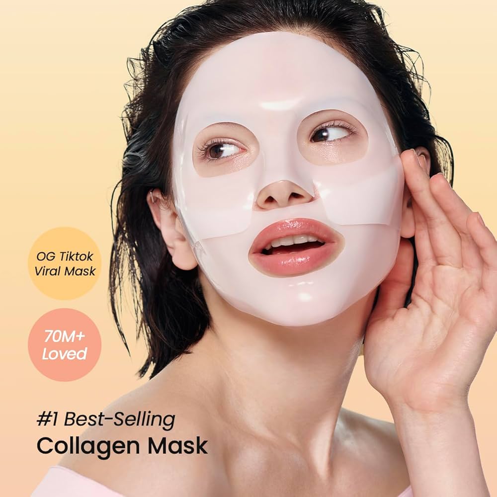 Bio Collagen Mask – Skin Reset for Instant Glass Skin | Anti-Ageing, Hydration Power, Firm & Glow Boost (PACK OF 2 UNITS)