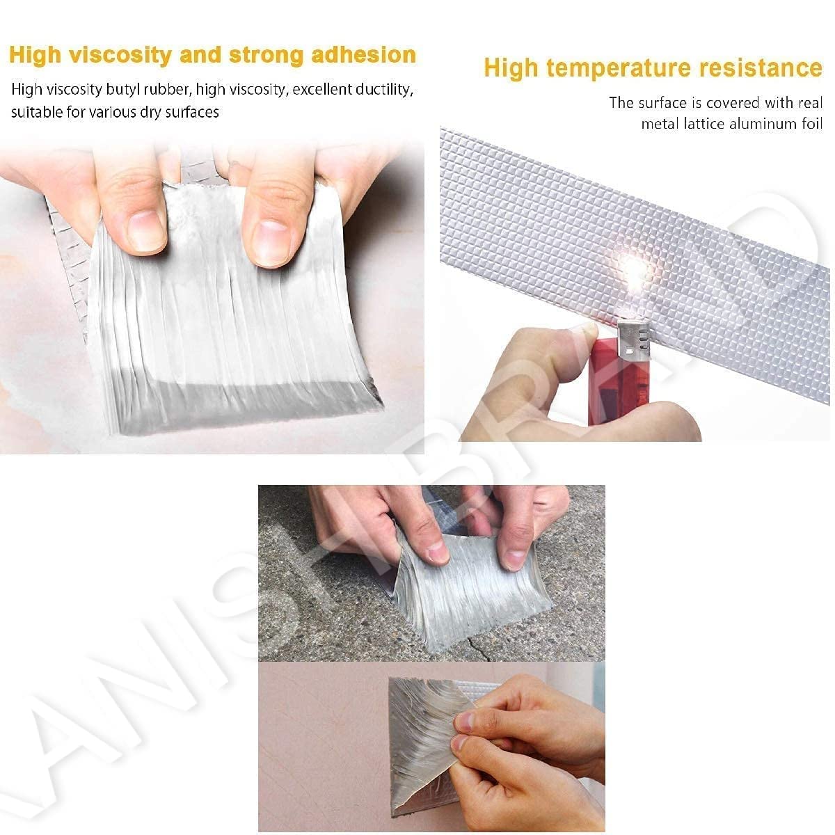 Waterproof Repair Aluminium Foil Tape